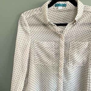 Pim + Larkin Polka Dot Blouse
